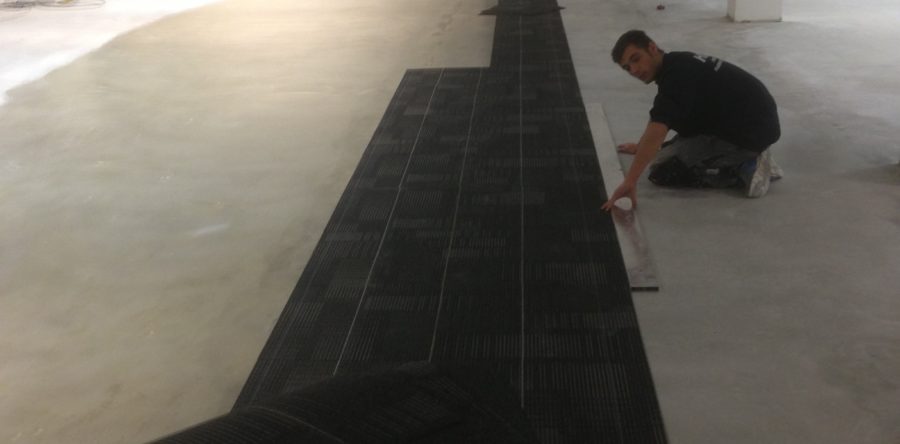 2500 qm Teppichfliesen Bürogebäude Magdeburg