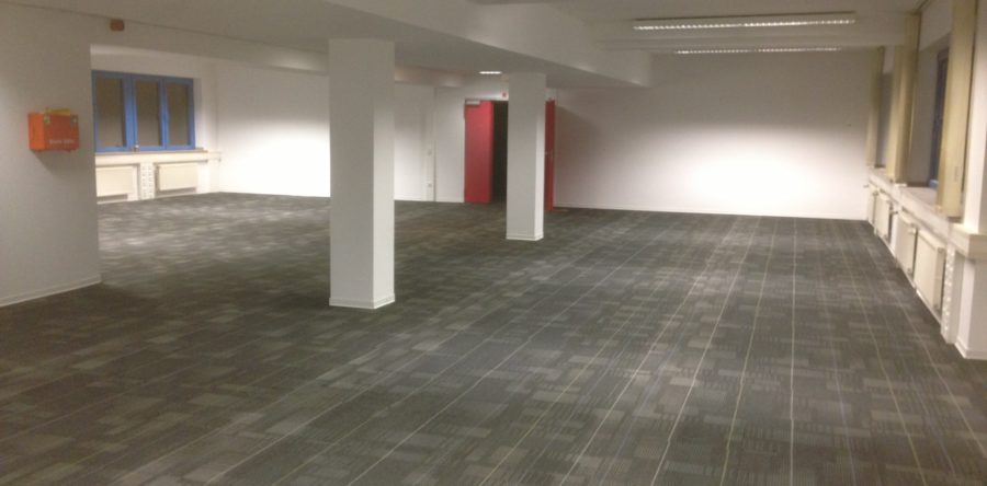 2500qm Teppichfliesen Bürogebäude Magdeburg