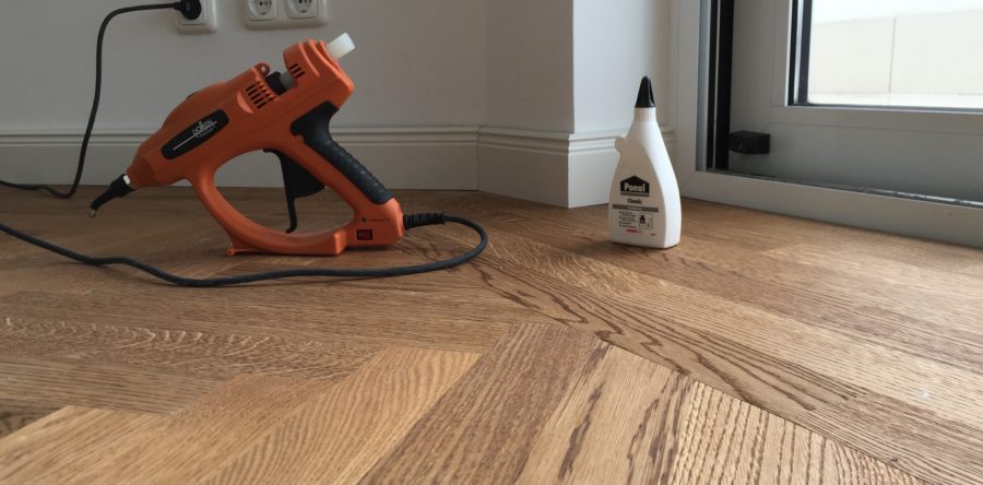 Fischgratverlegung Eiche gold Wiesbaden